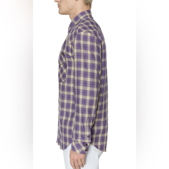 NWT - Diesel Men's Western Check Shirt - Size M - Picture 4 of 13